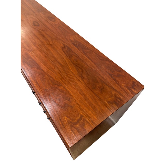 Wood 1960s Jack Cartwright for Founders Walnut Dresser For Sale - Image 7 of 15