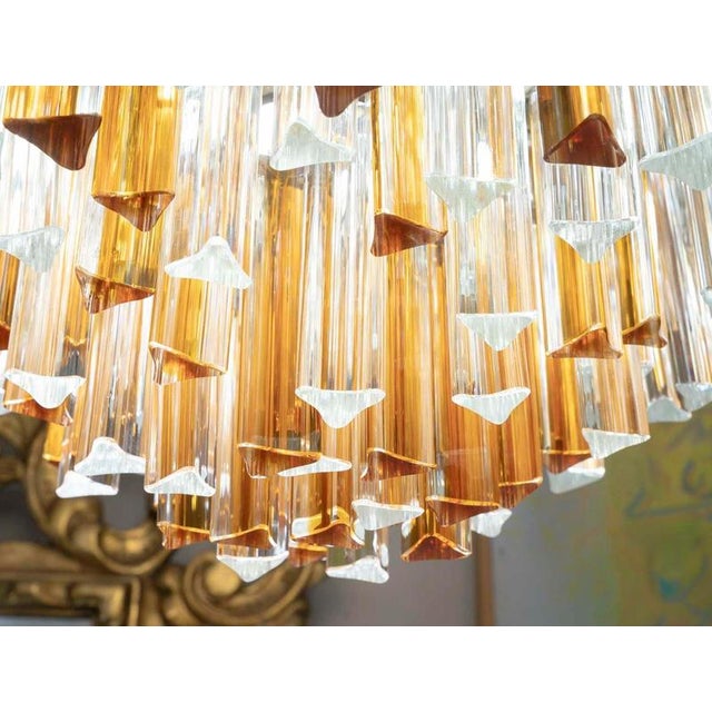 Large Water Drop Chandelier from Veronese, 1970s For Sale - Image 9 of 15