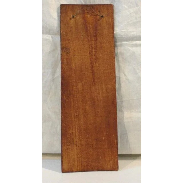 Late 19th Century Fantastic Original Painted and Carved 19th Century Indian Plaque For Sale - Image 5 of 7