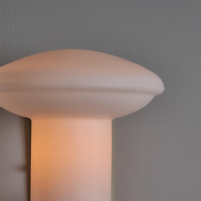 1970s Sculptural Glass and Brass Sconces Attributed to Ignazio Gardella - a Pair For Sale - Image 14 of 17