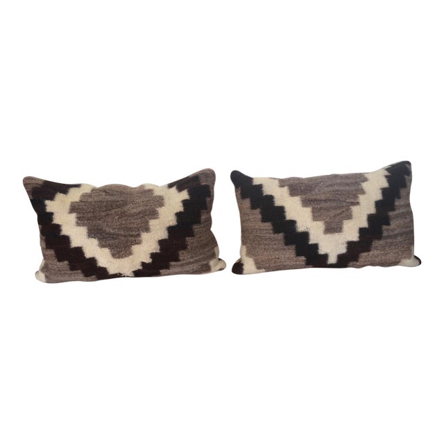 Authentic Navajo Rug Pillows A Pair Chairish