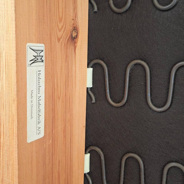 Mid-Century Armchair from Möbelfabrik Holstebro, 1960s, in Very Good conditions. Designed 1960 to 1969 This piece has an...