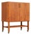 1960s Mid Century Teak Vinyl Record Cabinet For Sale