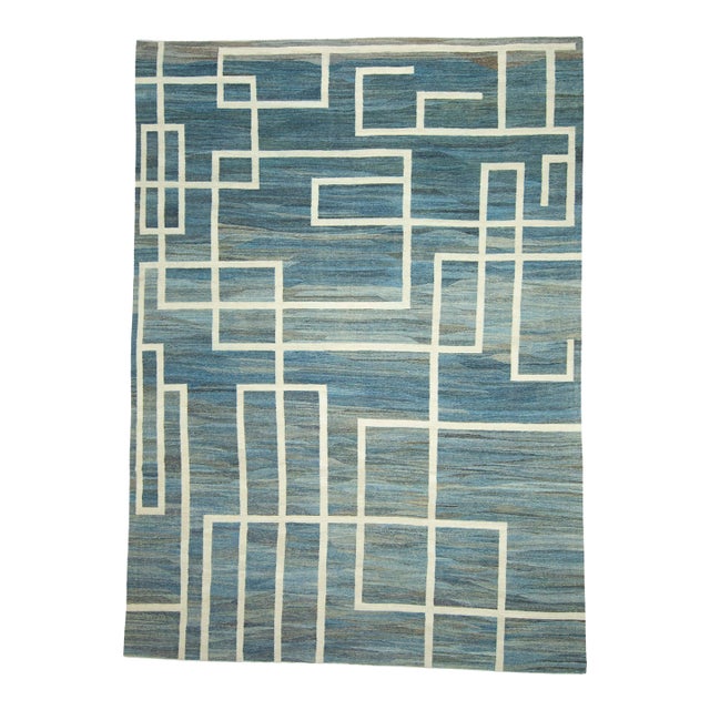 Turkish Kilim Oriental Handmade Flatweave 10'3" x 14'3" #18658 For Sale