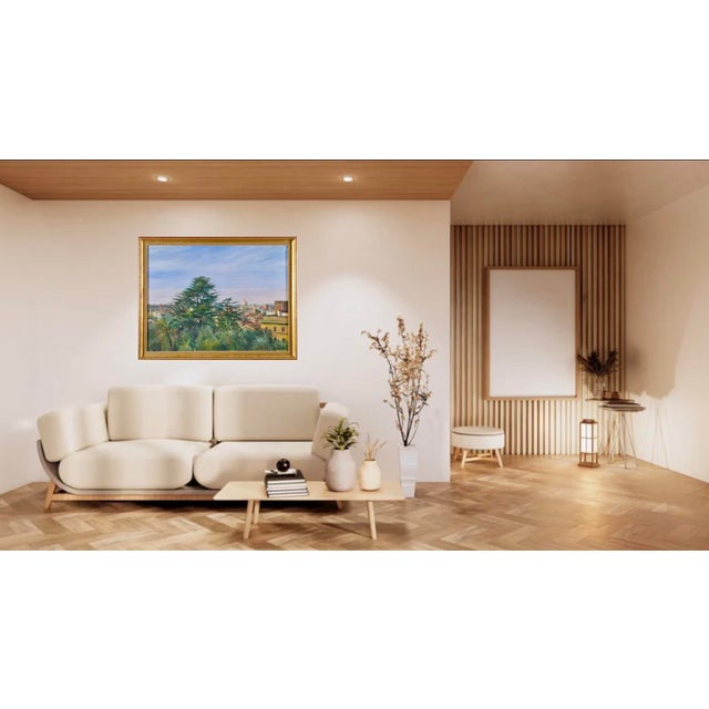 Stephen Kuzma, Landscape of Rome Painting, 1990, Oil on Canvas For Sale - Image 13 of 14