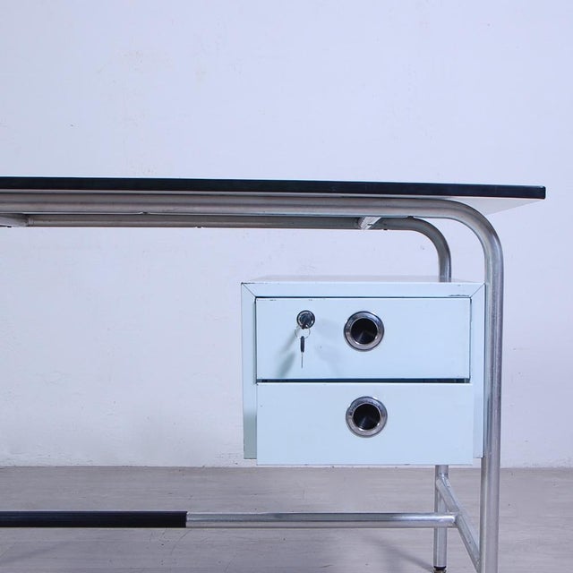 Blue Medical Clinic Desk, 1960s For Sale - Image 8 of 17