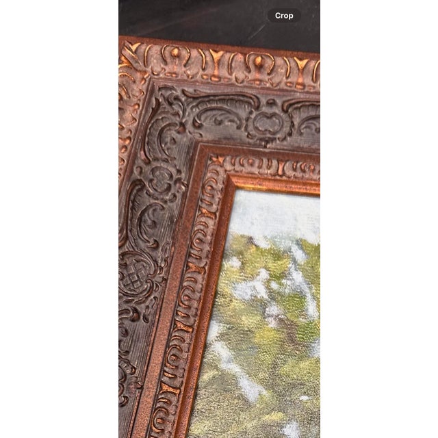 Blue Texas Landscape, Contemporary Nostalgic Impressionism, Texas Hill Country For Sale - Image 8 of 12