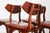 Brown Vintage Dutch Teak Dining Chairs by Louis Van Teeffelen for Awa, 1960, Set of 4 For Sale - Image 8 of 14