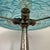 Metal Art Deco Table Lamp with Hammered Metal Base and Glass Shade from Verrerie d'Art Degué, France, 1920s For Sale - Image 7 of 11