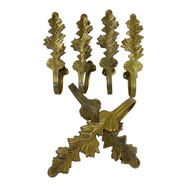 Vintage Hollywood Regency Curtain Tie Backs - Set of 6 For Sale