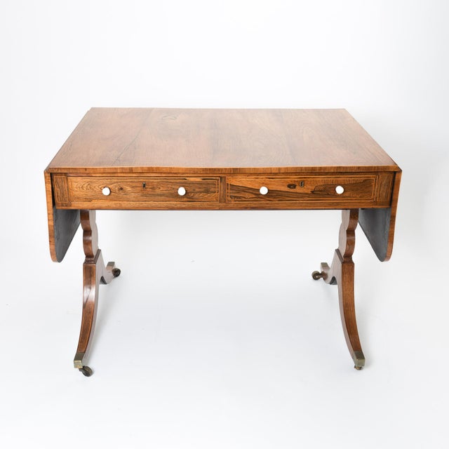 English Georgian Brazilian Rosewood Sofa Table, C. 1800 For Sale - Image 4 of 8