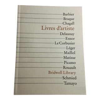 The Artist and the Book in 20th C. France For Sale