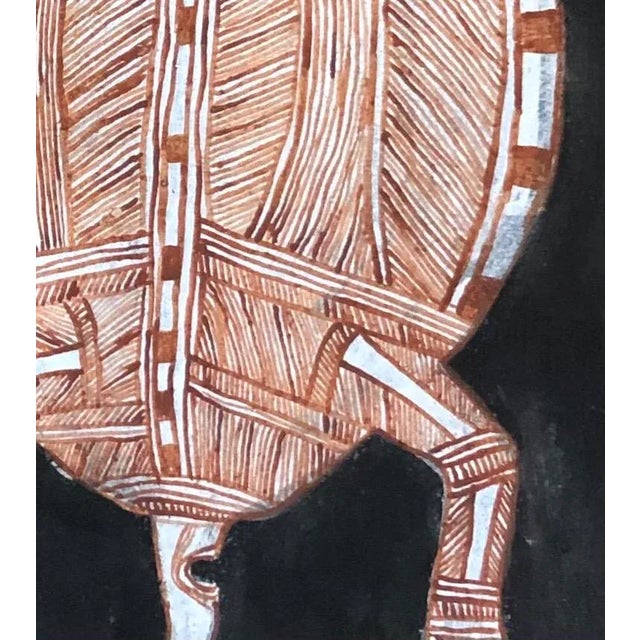 1990s Peter Nabarlambarl, Oeuvre N ° 1202, 1997, Pigment on Paper For Sale - Image 5 of 7