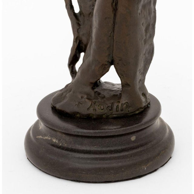 Modern After Auguste Rodin Woman Praying Patinated Bronze For Sale - Image 3 of 10
