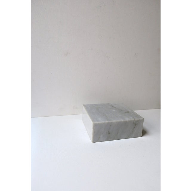 Light Gray Marble Plinth or Bookend For Sale - Image 8 of 10