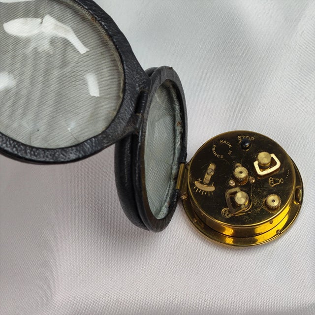 1970’s French and Japanese Folding Alarm Clocks - Set of 2 For Sale - Image 11 of 11