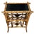 French Aesthetic Movement Japonisme Burnt Bamboo & Black Lacquer Side Table For Sale