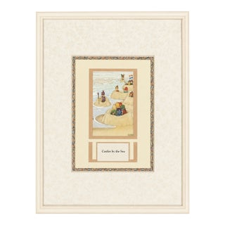 A.a. Milne Children's Book Print – "Castles by the Sea" — Illustrated by Salda (Sasha) H. Wildsmith Le Mair, Circa 1925 | Original Artwork For Sale