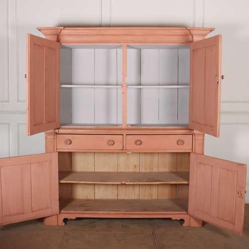 West Country Painted Housekeepers Cupboard For Sale - Image 10 of 11