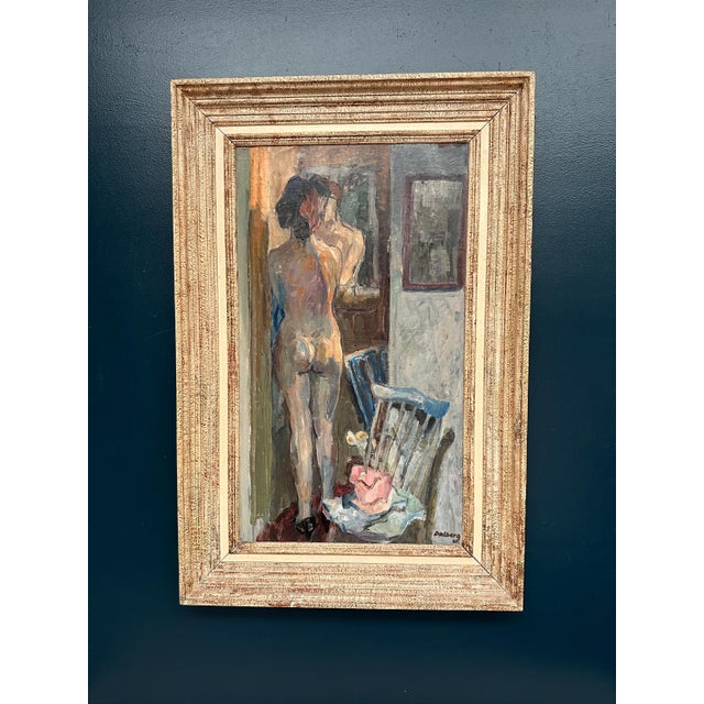 Åke Dalberg, Nue and La Toilette, 1950s, Oil on Canvas, Framed For Sale - Image 5 of 18