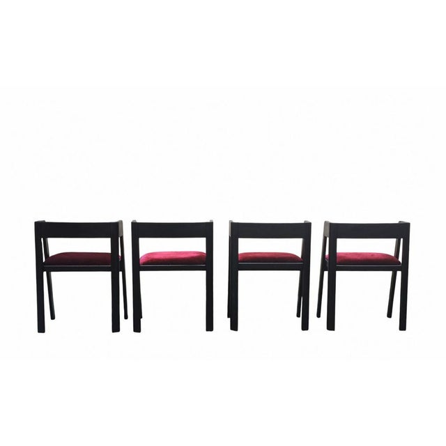 Programma C Chairs by Tito Agnoli for Citterio, Italy, 1970s, Set of 4 For Sale - Image 6 of 11