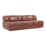 Wittmann Atrium Mid Century Austria Modular 2 Seater Sofa For Sale