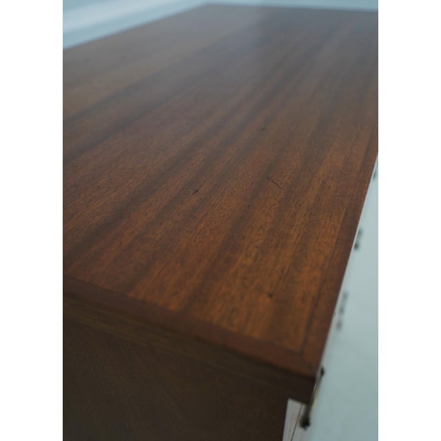 Bench Made Federal Style Mahogany Inlaid Chest For Sale - Image 10 of 16