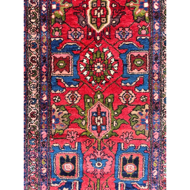 Antique Hamadan Runner in Wool, 1920s For Sale - Image 12 of 18