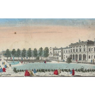 Somerset Royal Palace View - Original Etching 18° Century 18th Century For Sale