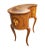 Wood 1940s Two-Drawer Continental Marquetry Mahogany Kidney Dressing Table For Sale - Image 7 of 11