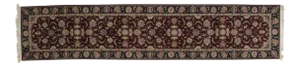 Sino Persian Tabriz Style Runner - 2′7″ × 12′1″