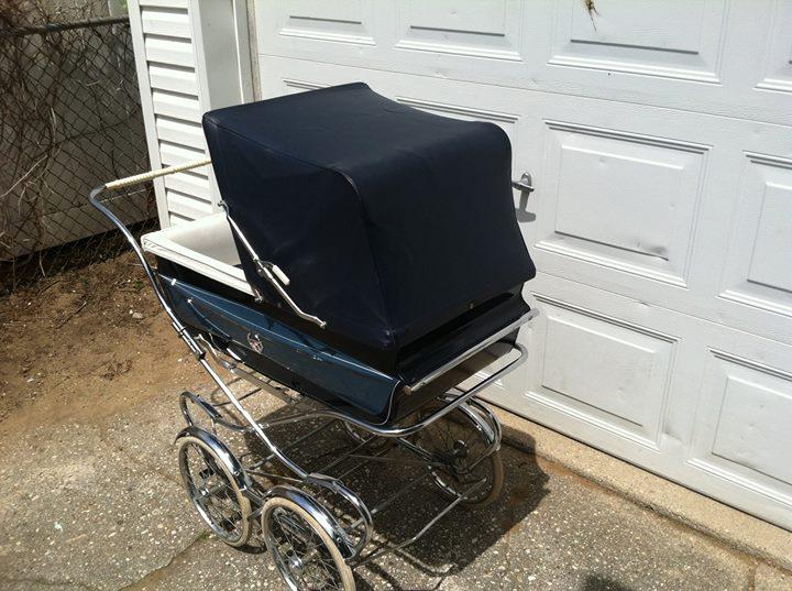 vintage cadillac baby stroller