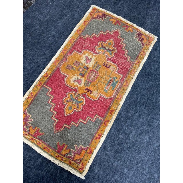 Early 21st Century Turkish Yastik Rug 1'11" x 3'8" For Sale - Image 5 of 5