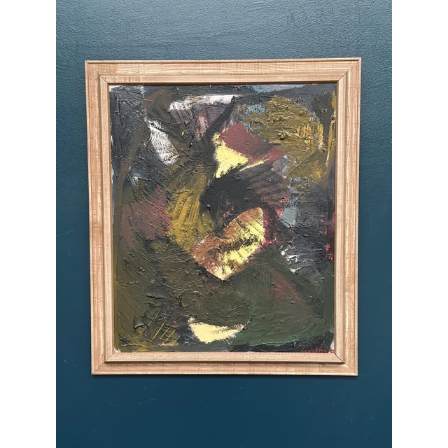 Curt Agge, Composition, 1959, Oil on Canvas, Framed For Sale - Image 13 of 15