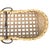 Wood Hand-Woven Oak Splint Basket With Horse Bit Handle by Elizabeth Worley For Sale - Image 7 of 13