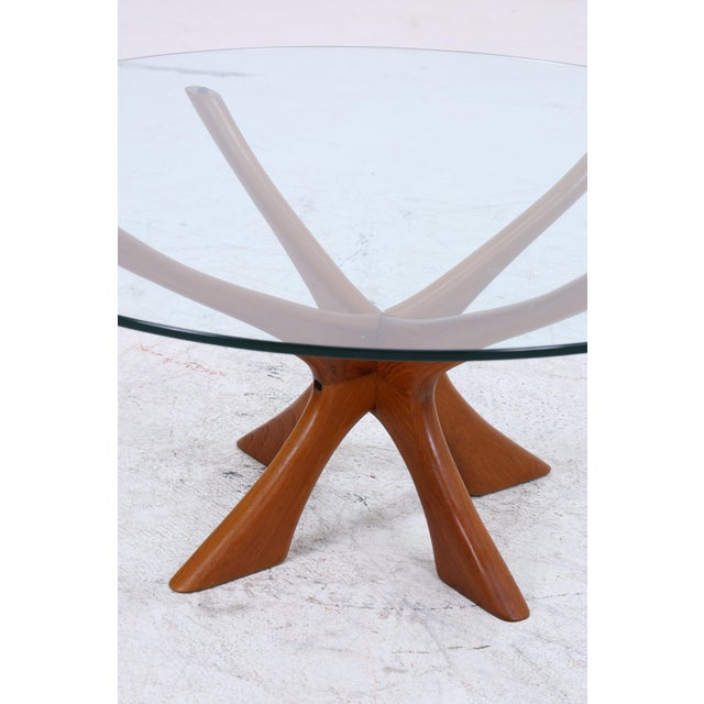 Brown Mid-Century T118 Coffee Table in Teak by Illum Wikkelso for Niels Eilersen, Denmark, 1960s For Sale - Image 8 of 13