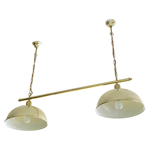 Mid-Century Modern Large Vintage Pendant Light in Brass from Honsel, 1960s For Sale - Image 3 of 18