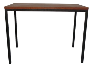 Vintage Teak and Steel Desk, Denmark, 1960s