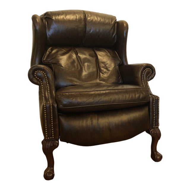 Bradington Young Presidential Reclining Wing Chair Chairish