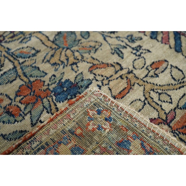 Antique Tehran Rug 4'4'' X 6'4'' For Sale In New York - Image 6 of 6