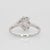 Metal Pink Sapphire Ring With Earth Mined Diamonds Accents: Solid 14k Gold, Trillion, Size 6.75 For Sale - Image 7 of 7