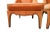 1960s 1960s Hollywood Regency Slipper Chairs in Orange with Wood Trim - A Pair For Sale - Image 5 of 6