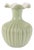 Scalloped Ribbed Dolomite Vase 8"H For Sale