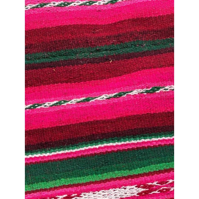 Vintage South American Andean Peruvian Manta Cloth Kilim Weaving, 1950s For Sale - Image 10 of 18