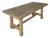 19th Century French Oak Trestle Farmhouse Dining Table For Sale
