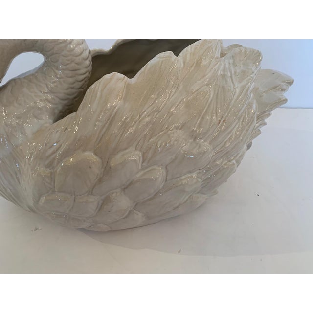 Terracotta Swan Planter Centerpiece Chairish