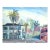 1980s Downtown Los Gatos, California Street Scene by Eugene Atcheson For Sale