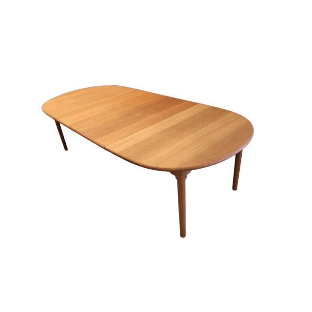 Dining Table in Oak with Extension Leaves by Kurt Østervig for Kp Møbler, 1960s For Sale - Image 12 of 18