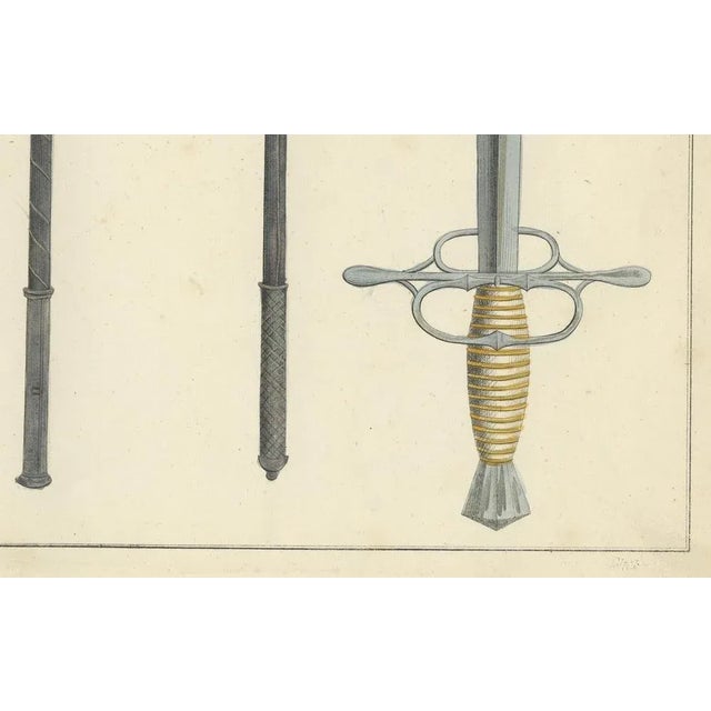 Von Reibisch, Swords, Axes, and War Hammers, 1842, Print For Sale - Image 3 of 6