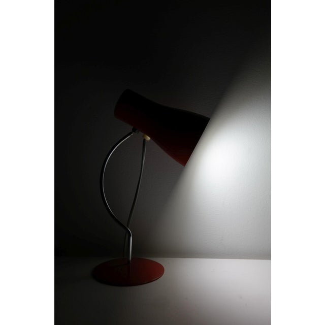 1970s Mid-Century Table Lamp attributed to Josef Hurka, Czechoslovakia, 1970s For Sale - Image 5 of 9